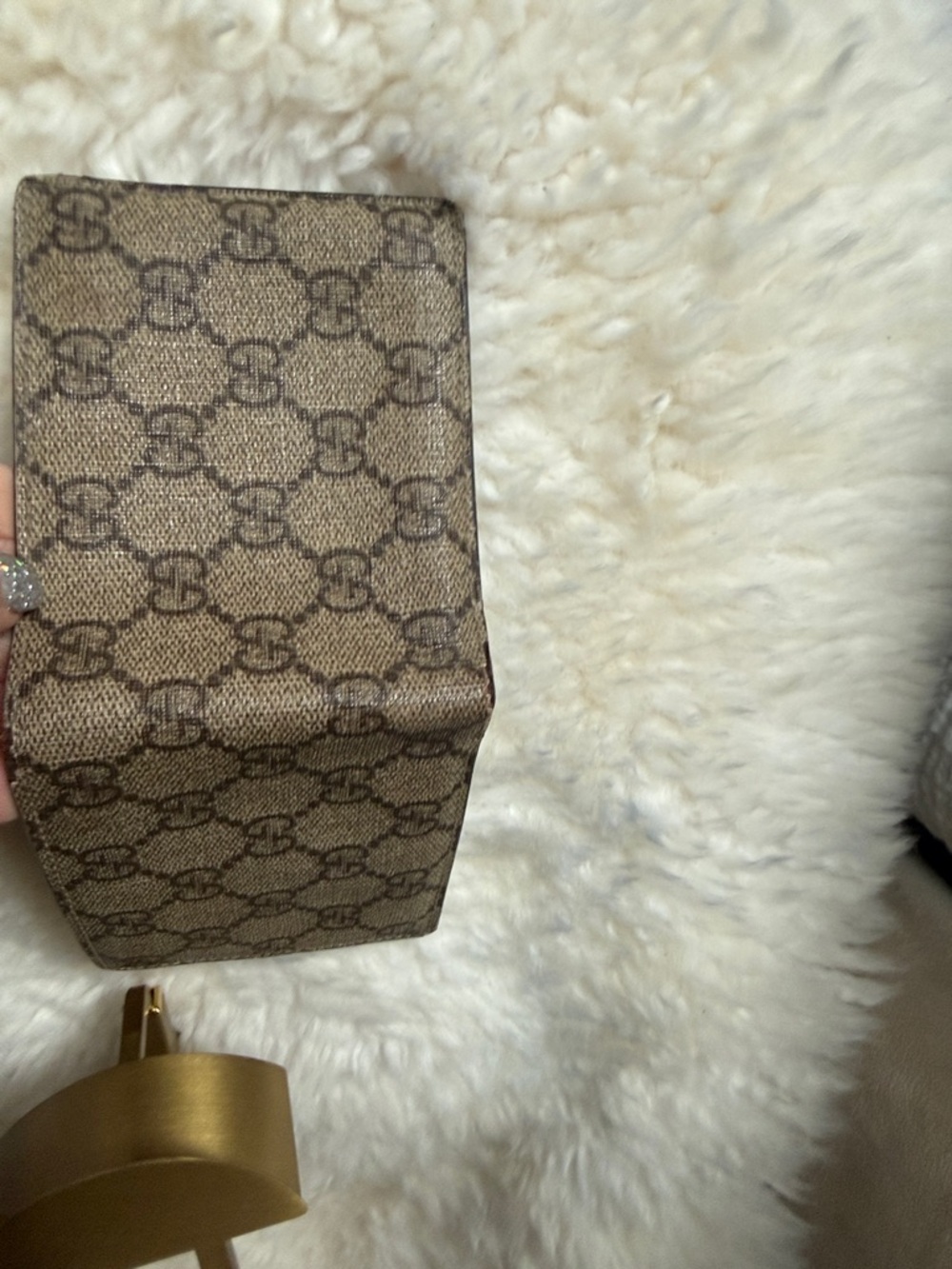 Gucci Brown/Beige GG Supreme Canvas Men's Wallet - Picture 4 of 4